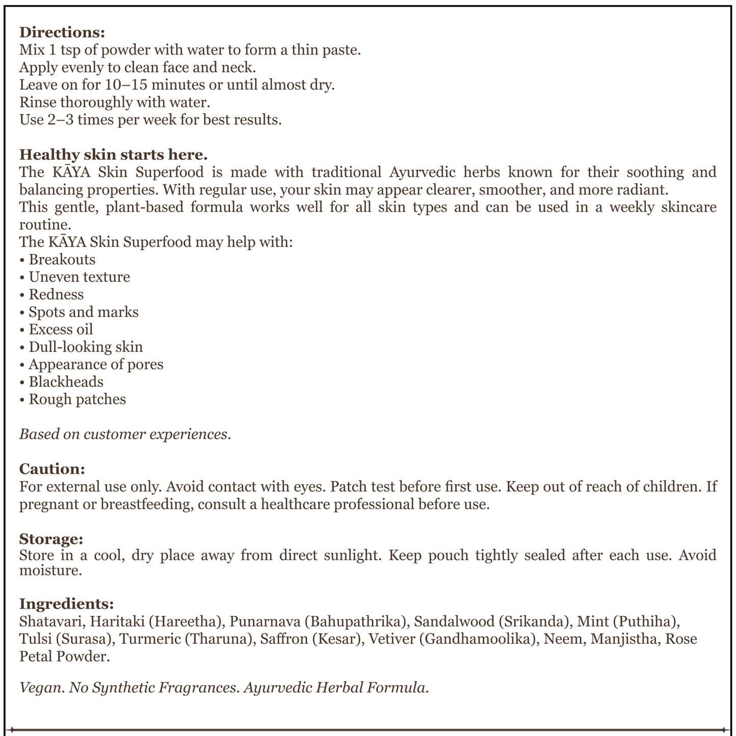 Ayéura Skin Superfood